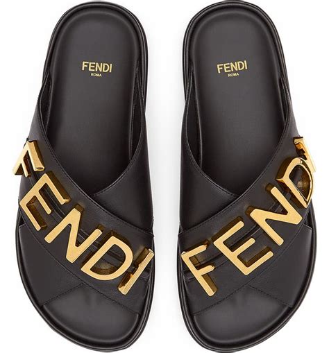 fendi women's pool slides|fendi slides sale cettire.